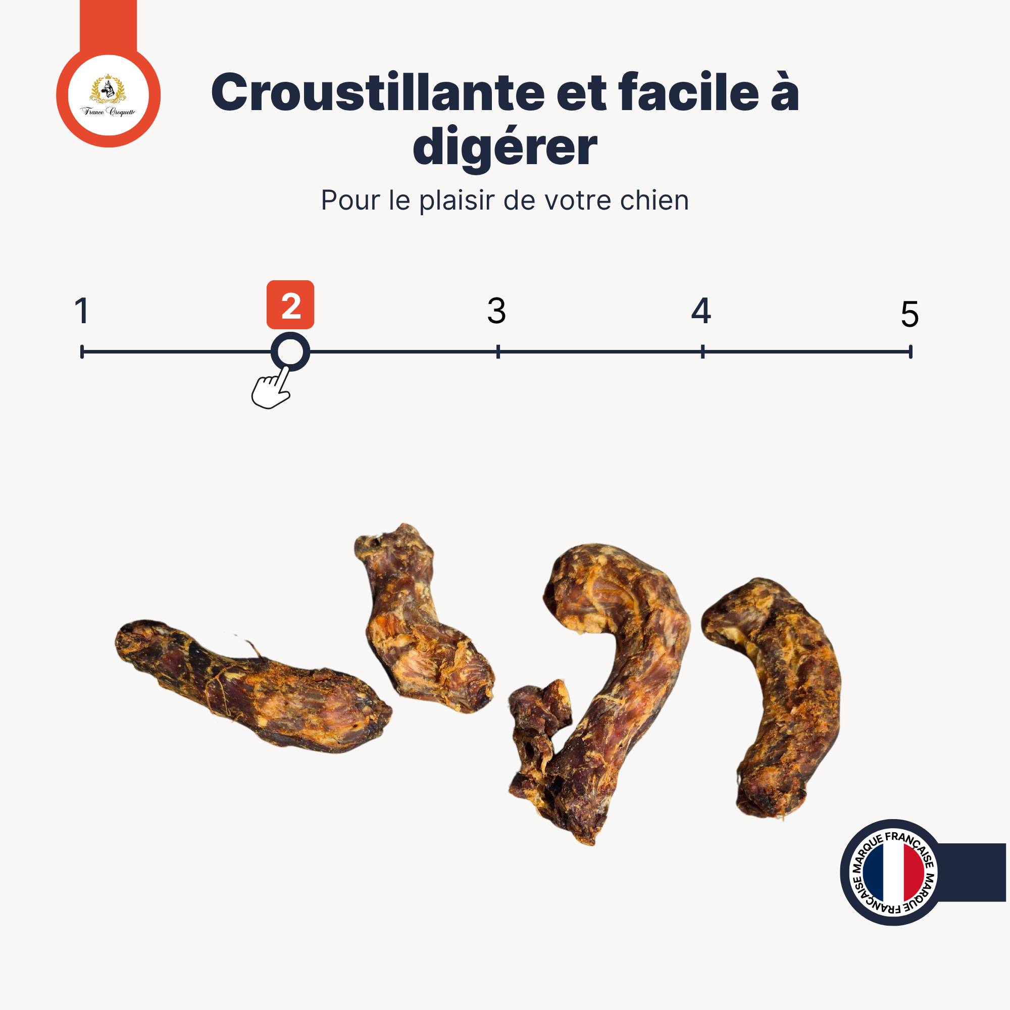 France Croquettes - France Croquettes Friandise pour chien Cous de poulet séchés - 5 kg - Image 6