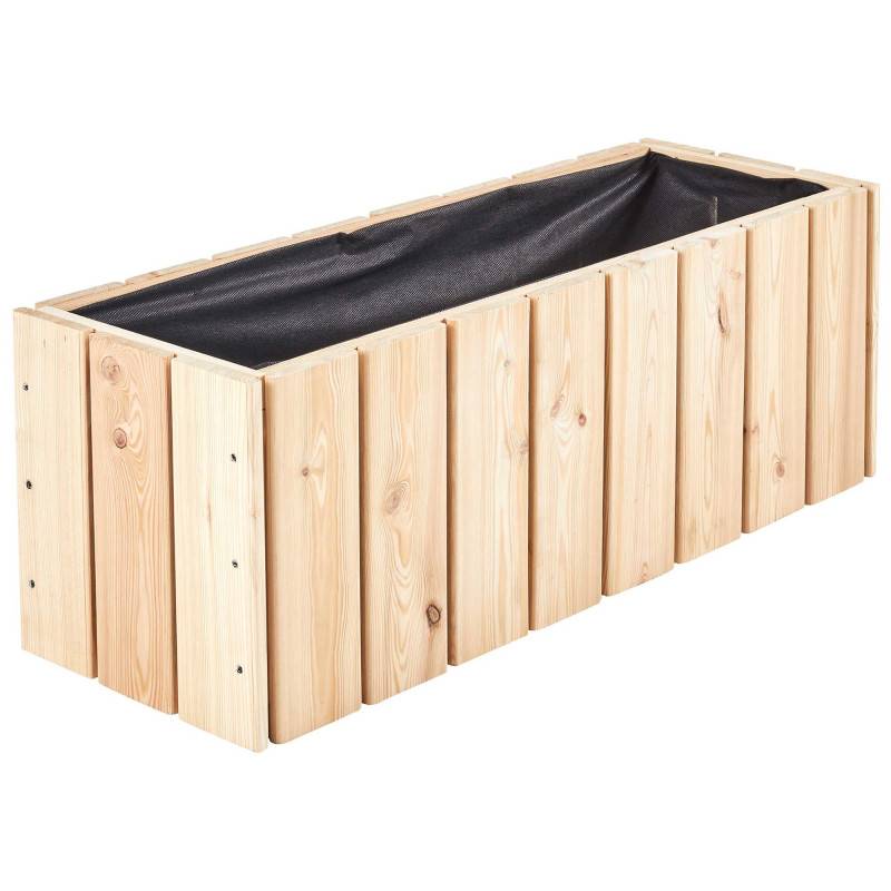 Forest Style - Bac à fleurs en bois 40L - Acanta - Image 1