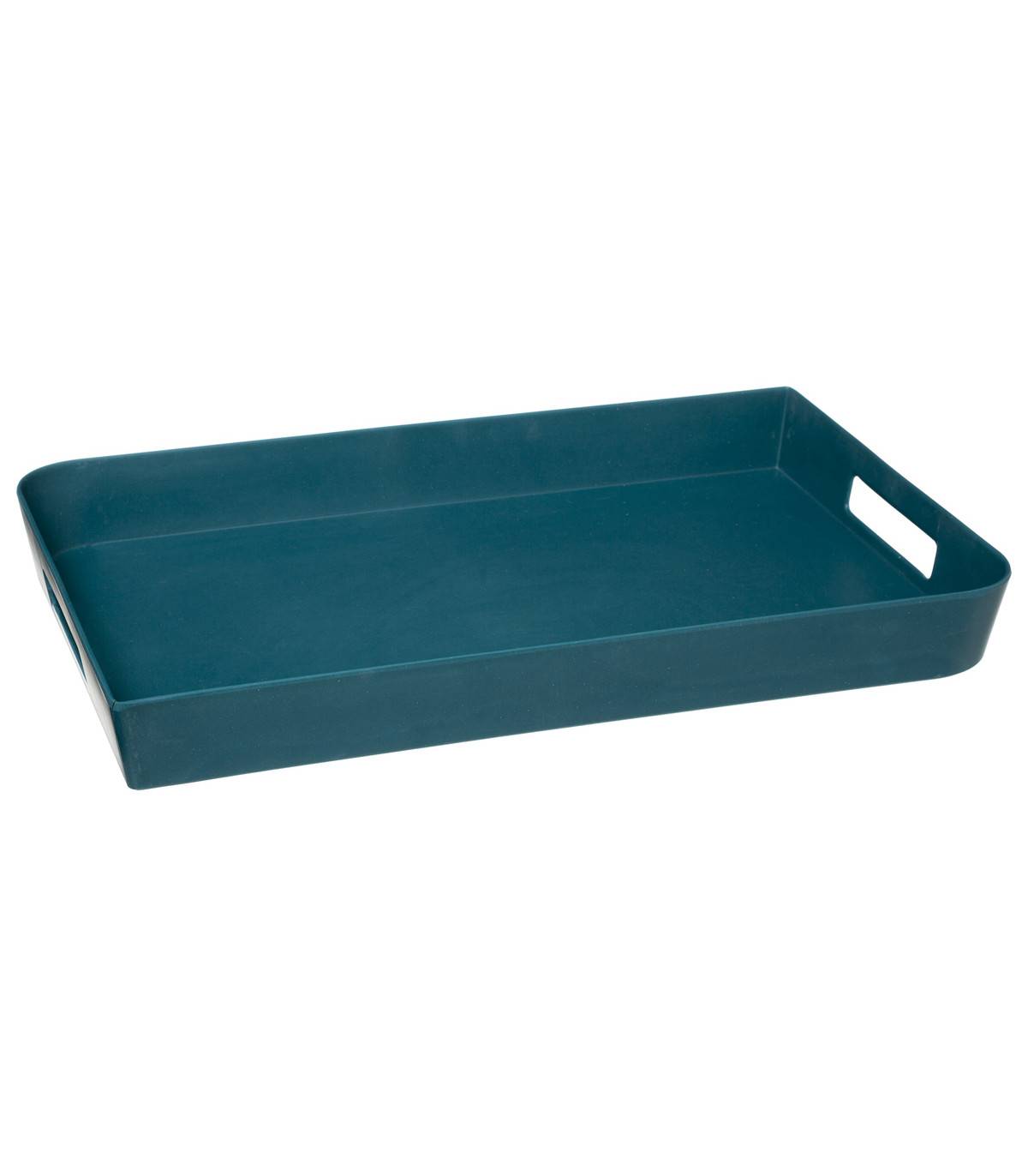 Plateau en Mélamine 45 x 30 cm Bleu pétrole - Image 1