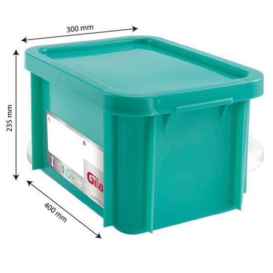 Bac HACCP 15 L Rectangulaire + Couvercle - Gilac - - Image 2