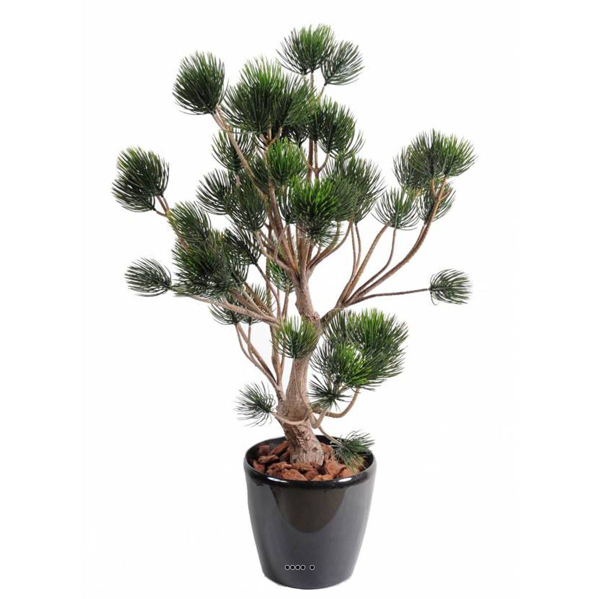 Artificielles - Pin artificiel en pot pour extérieur anti-UV H 90 cm D 45 cm