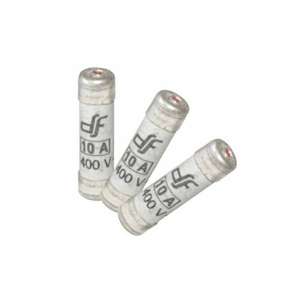 Lot de 3 fusibles céramique 10 A, 8.5 x 31.5 mm