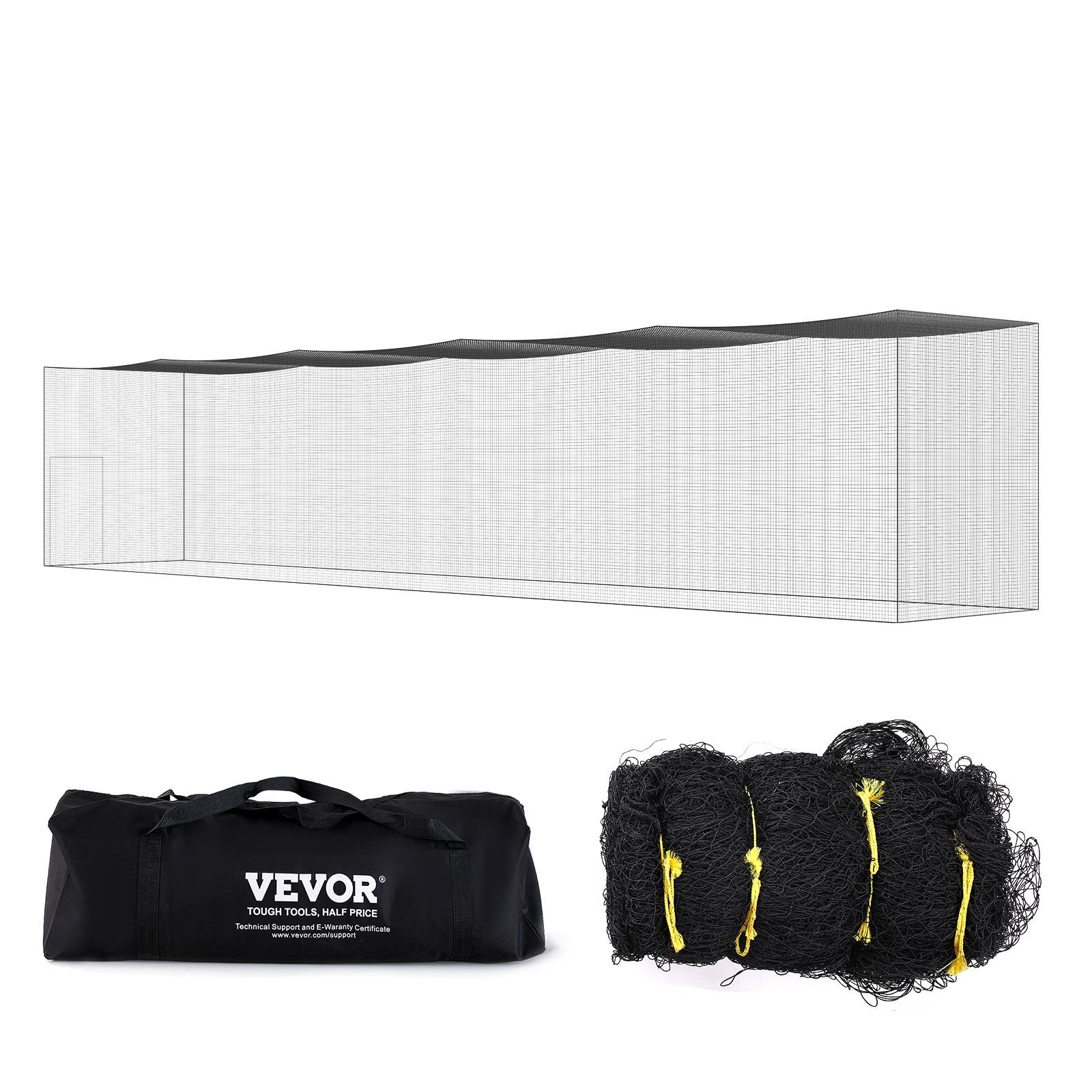 Vevor - VEVOR Cage de frappeur 21,7 m - Filet d'entraînement baseball/softball en PE, portable avec porte et sac de rangement - Image 1
