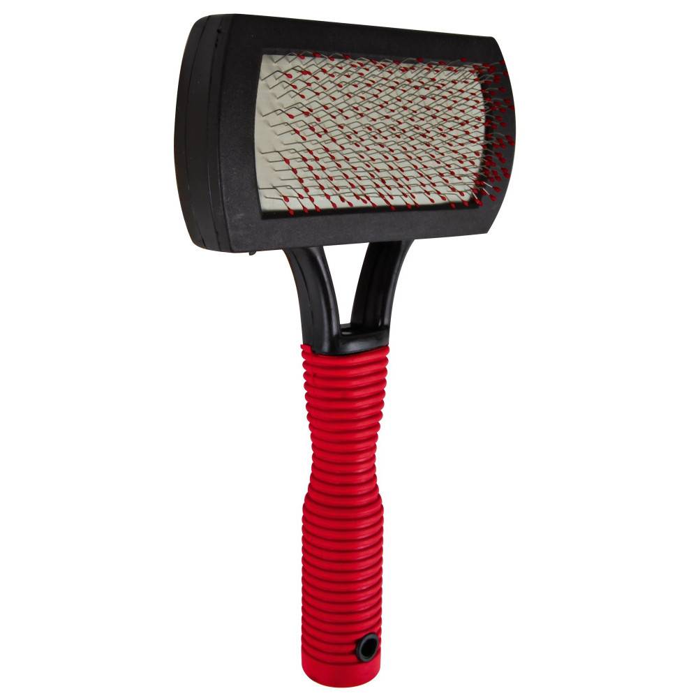 Trixie - Brosse souple 10 x 17 cm Pelage extérieur, Base du pelage pour chien - Image 1