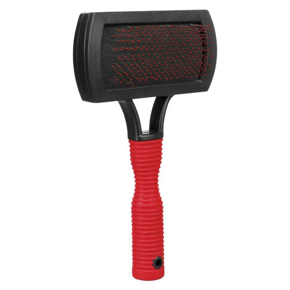 Trixie - Brosse souple 10 x 17 cm Pelage extérieur, Base du pelage pour chien - Image 2