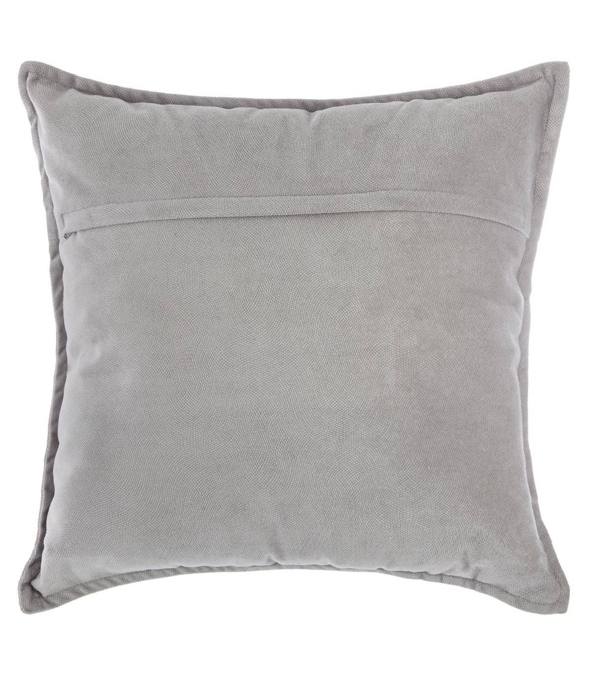Coussin déhoussable Gris clair 45 x 45 cm - Image 2
