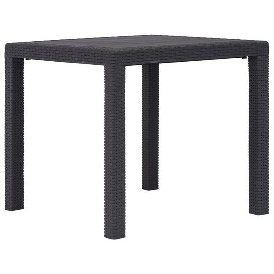 Table de jardin Plastique Marron 79 x 79 x 72 cm - PANGIVO - Image 1