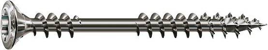 Vis terrasse SPAX 4.5x70mm Tête cyl. T-STAR plus T25 - Pointe CUT - inox A2 - 100 unités - 25470004507022 - Image 1