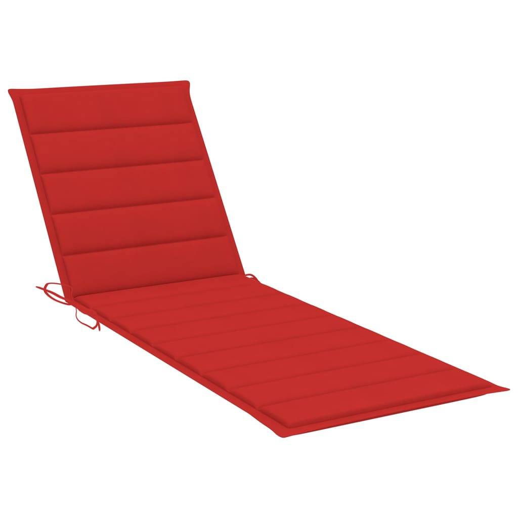 Helloshop26 - Transat chaise longue bain de soleil lit de jardin terrasse meuble d'extérieur avec coussin bois d'acacia solide - Image 6