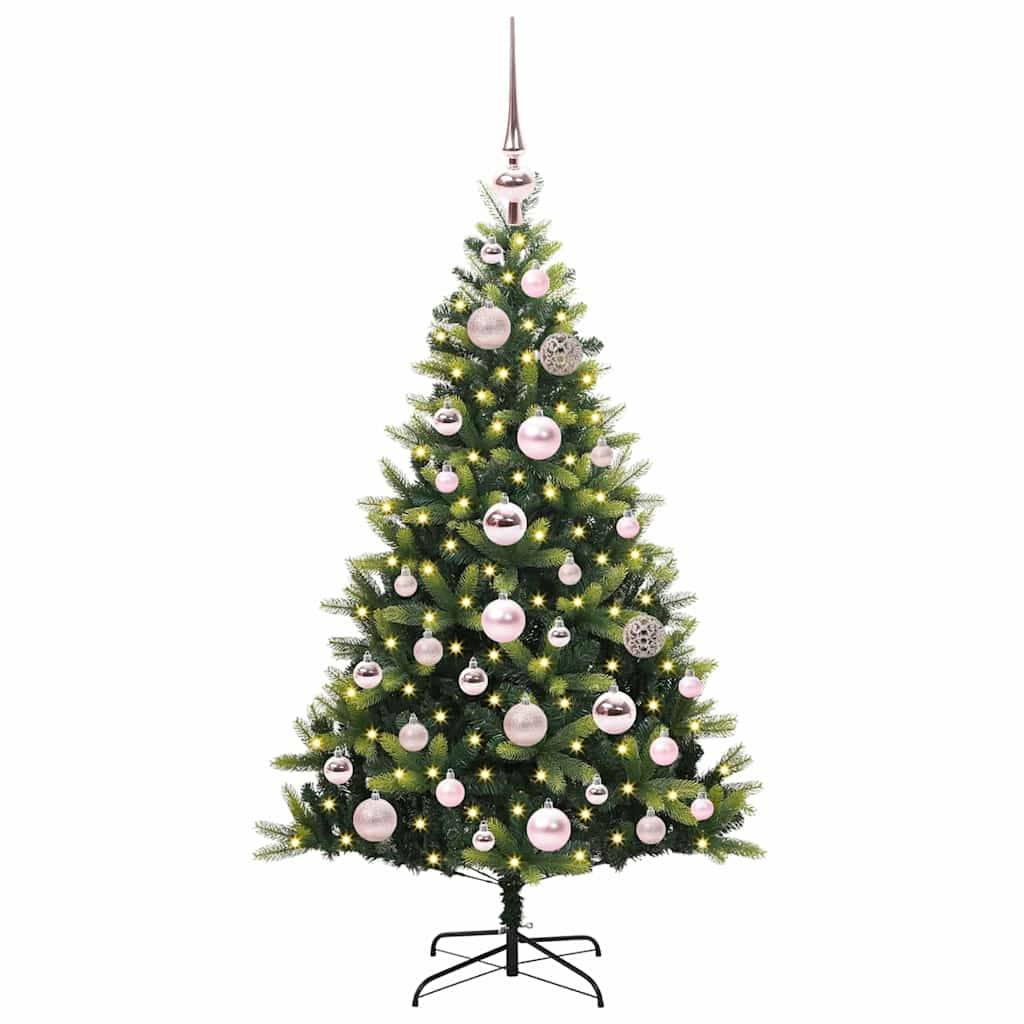 ComfortXL - Sapin de Noël Artificiel 120cm Idéal Petit Espace, Complet avec 150 LED et Boules – ComfortXL Outdoor Living - Image 3
