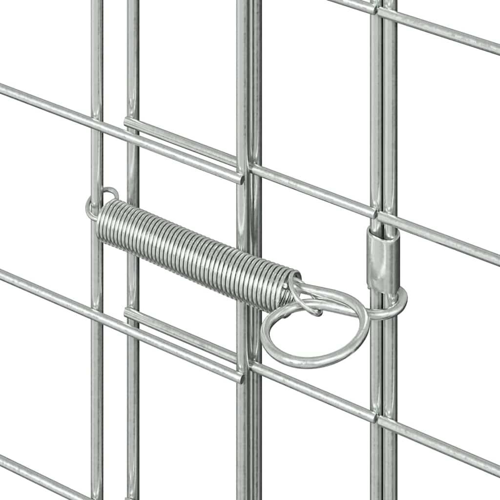 Vidaxl - Cage pour lapins Argenté 100 x 100 x 210 cm Acier galvanisé vidaXL 42019240 - Image 10