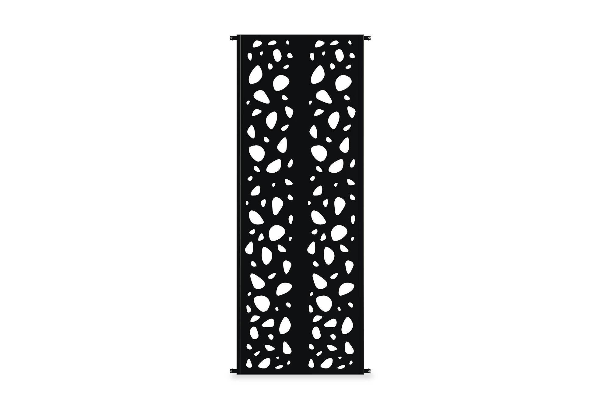 Casanoov Lot de 2 panneaux décoratifs SUNNY Noir H.160 cm motifs sur les côtés - Image 5