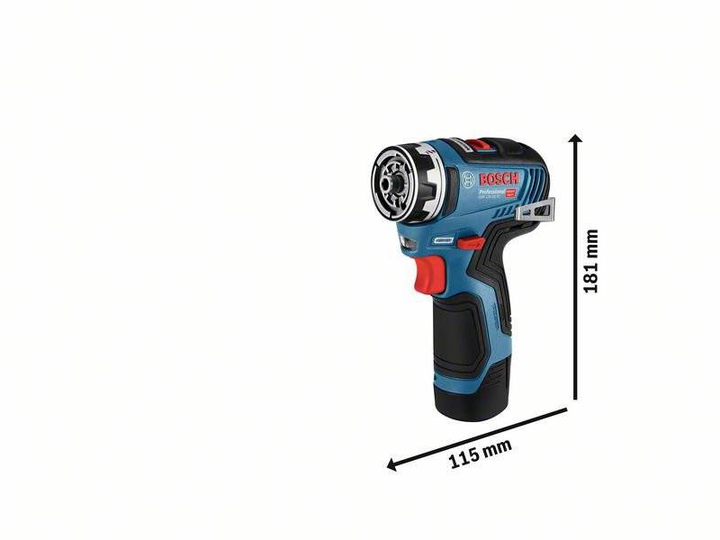Bosch - Perceuse visseuse GSR 12V-35 FC 3Ah L-Boxx | 06019H3001 - Bosch - Image 2