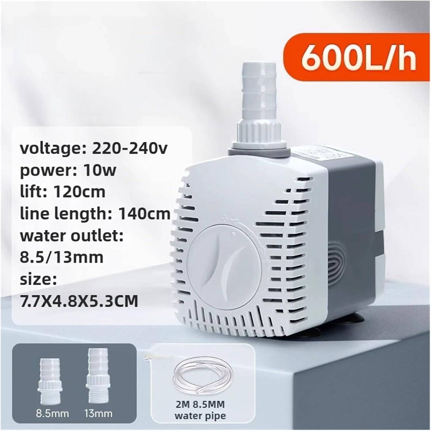 DtopbuyAge - Bomba acuario 10W ultra silenciosa ajustable sumergible DtopbuyAge - Image 2