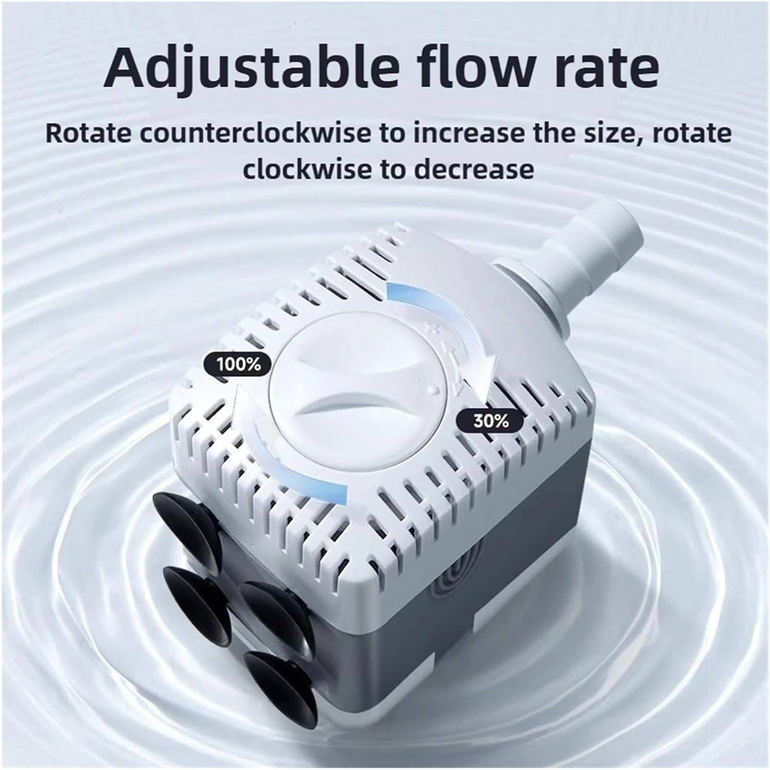 DtopbuyAge - Bomba acuario 10W ultra silenciosa ajustable sumergible DtopbuyAge - Image 4