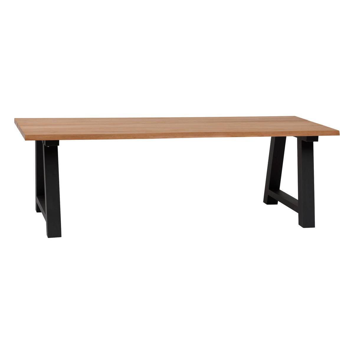 Hesperide - Table de jardin "Iruya" Teck & Graphite 8 places Hespéride - Image 1