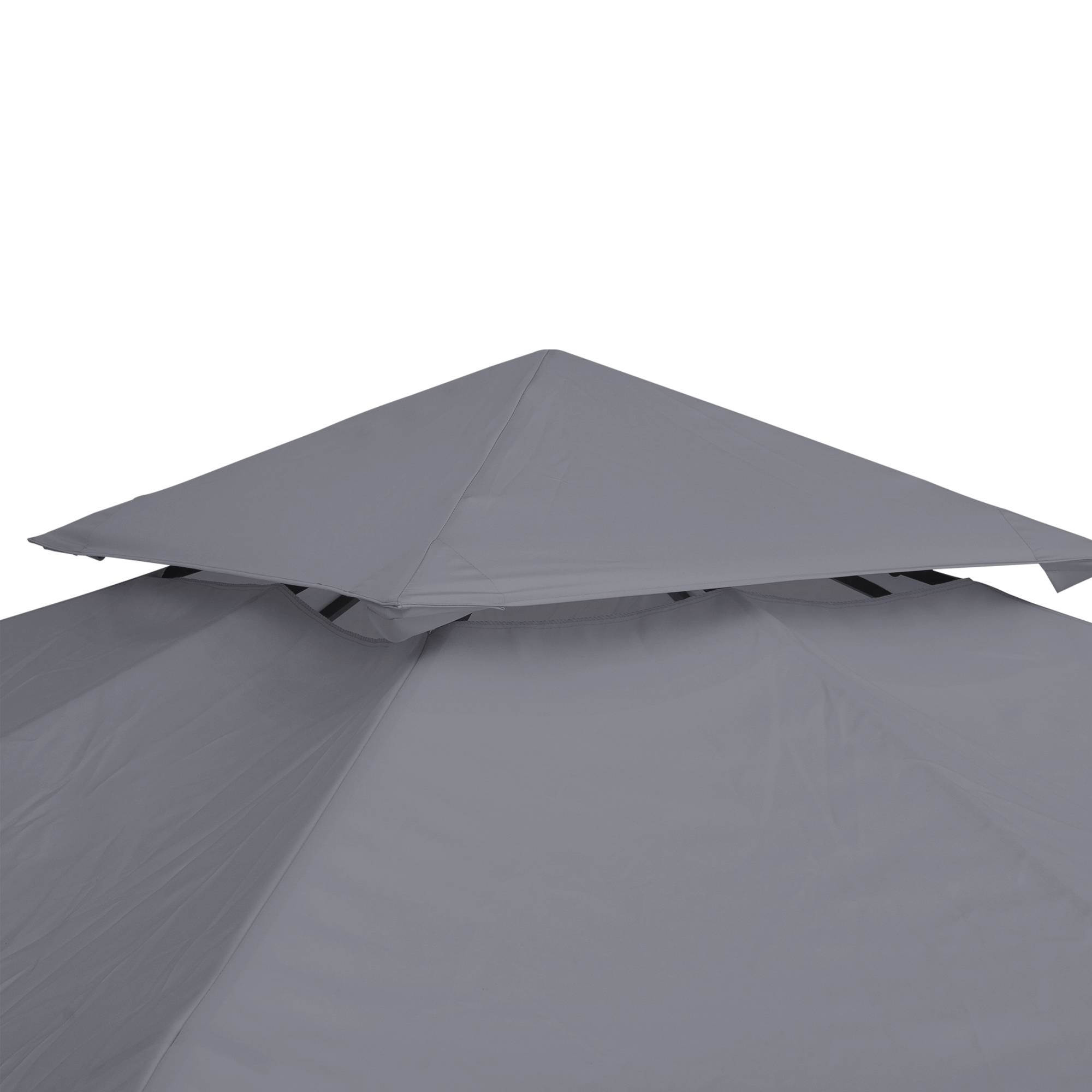 Outsunny - Toile de Rechange pour pavillon tonnelle Tente 3x3m Gris - Outsunny - Image 7