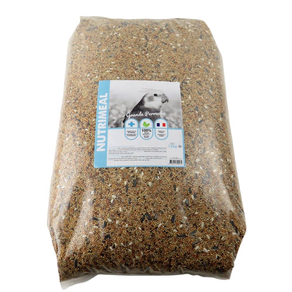 Graines grandes perruches nutrimeal - 12kg. - Image 3
