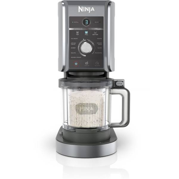 Machine a Glace - Sorbetiere Machine a glaces NINJA - CREAMi Deluxe NC502EU - 2 pots inclus 709ml - 10 programmes - Image 1
