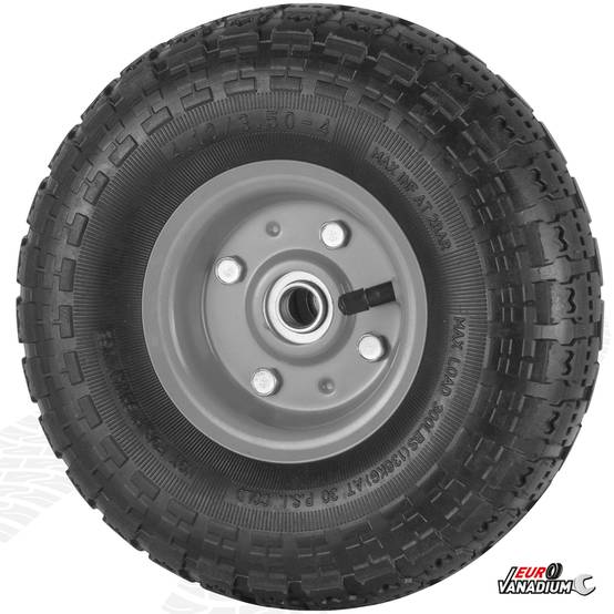Roue gonflable pour chariot remorque - EURO VANADIUM - Image 3