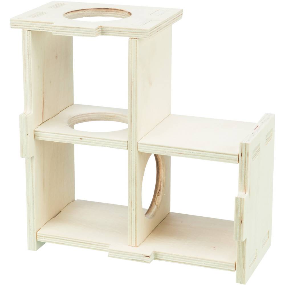 Trixie - Maison emboitable 3 chambres 30 x 12x 30 cm pour grands hamsters, dègues - Image 5