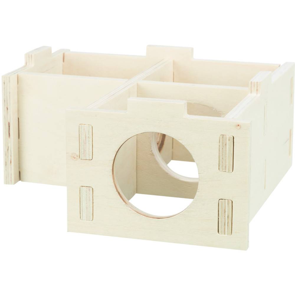 Trixie - Maison emboitable 3 chambres 30 x 12x 30 cm pour grands hamsters, dègues - Image 4