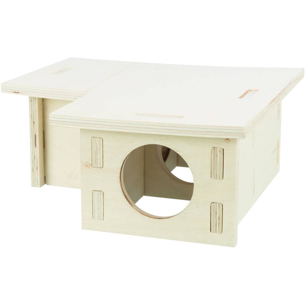 Trixie - Maison emboitable 3 chambres 30 x 12x 30 cm pour grands hamsters, dègues - Image 1