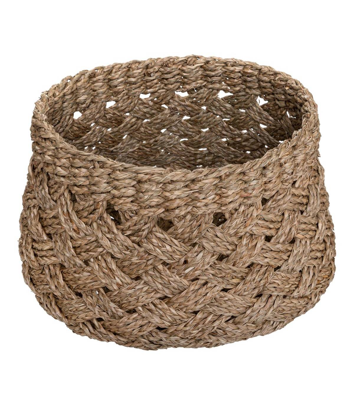 Set de 3 Paniers de rangement rond tressé - Image 2