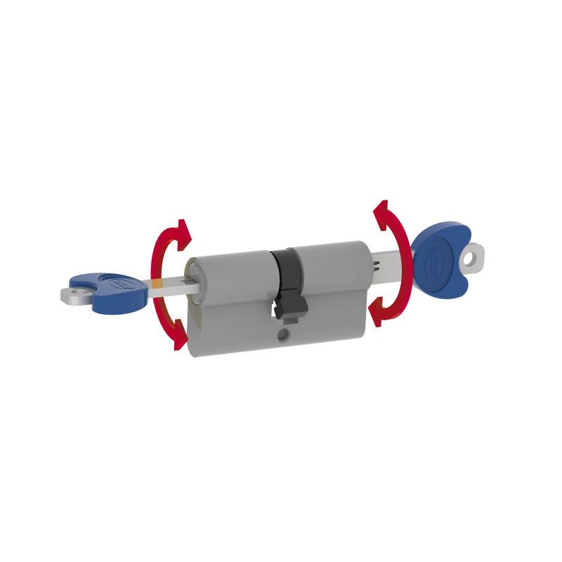 Cylindre  20000 - 80 (30-50) - Laiton - Chromé mat | Amig - Image 2