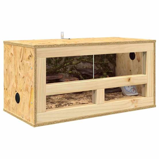 Vidaxl - Terrarium Marron 60 x 30 x 30 cm OSB vidaXL 876726 - Image 4