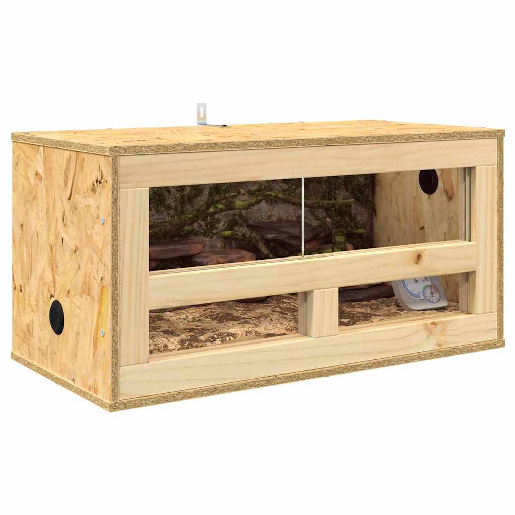 Vidaxl - Terrarium Marron 60 x 30 x 30 cm OSB vidaXL 876726 - Image 4