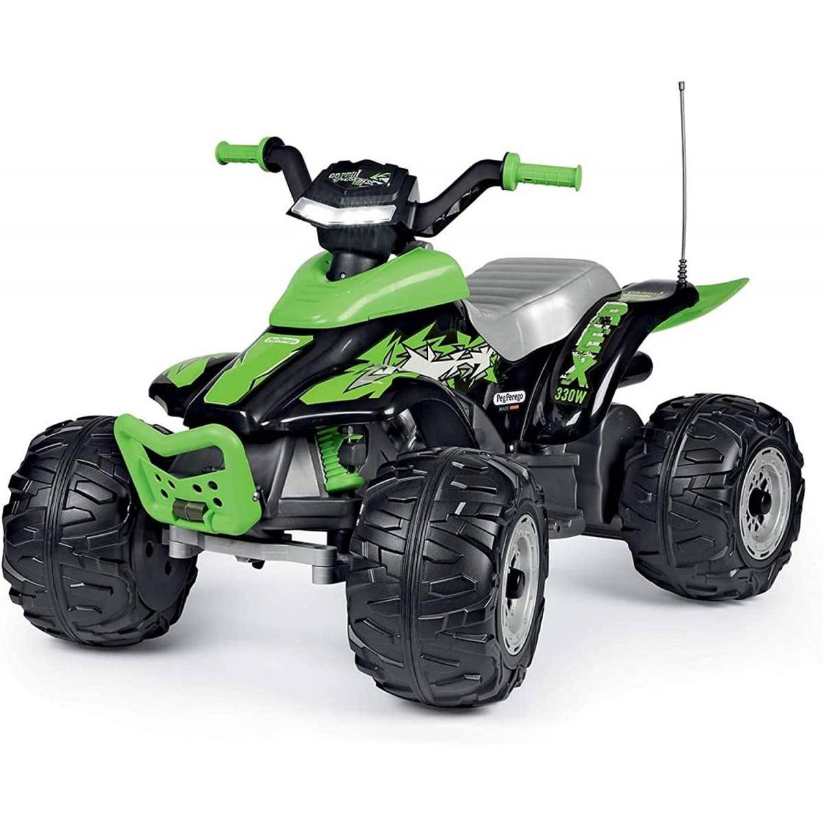 Quad Électrique Peg Perego Corral T-REX 330W 12 Volts - Vert, Puissant et Amusant - Image 1