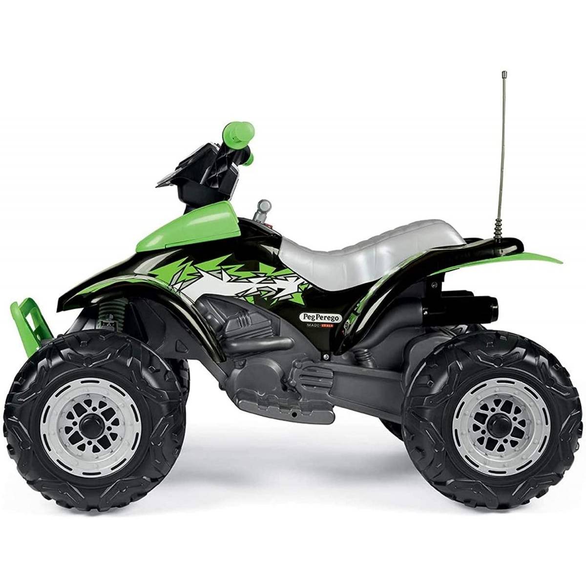 Quad Électrique Peg Perego Corral T-REX 330W 12 Volts - Vert, Puissant et Amusant - Image 2