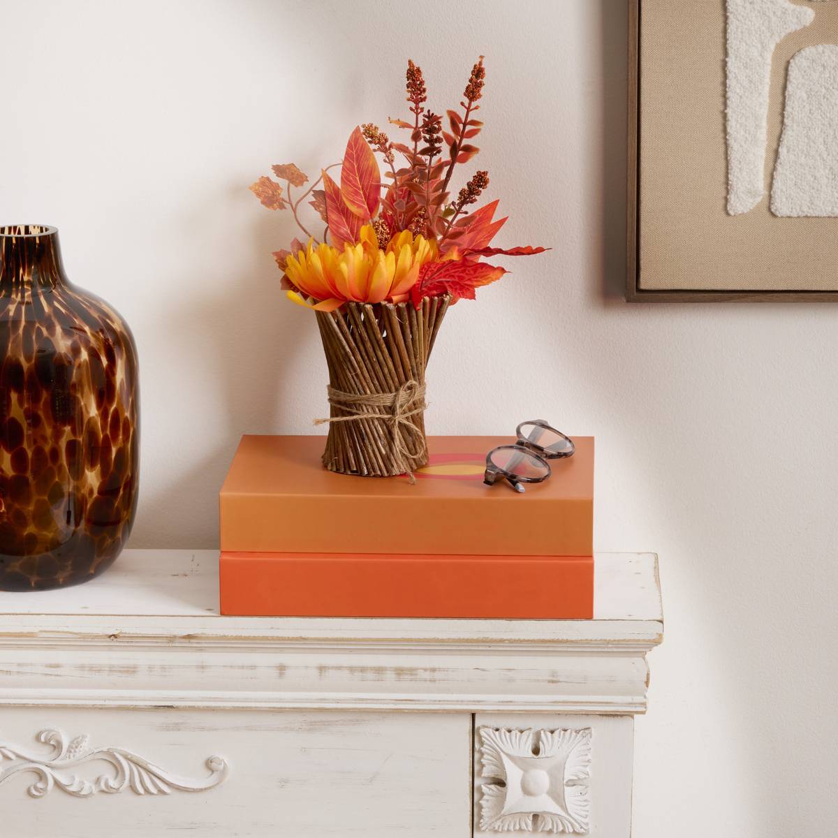 Atmosphera - Fleur artificielle James H30cm - Atmosphera Créateur d'intérieur - Image 1