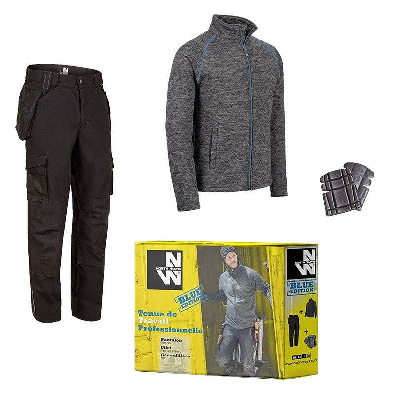 North Ways - Box tenue de travail professionnelle NORTH WAYS Pantalon + Gilet + Genouillères - taille XL - NORTH WAYS - Image 1