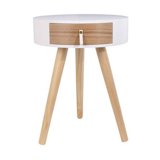 The Home Deco Factory - Chevet en bois scandinave Nora - Image 4