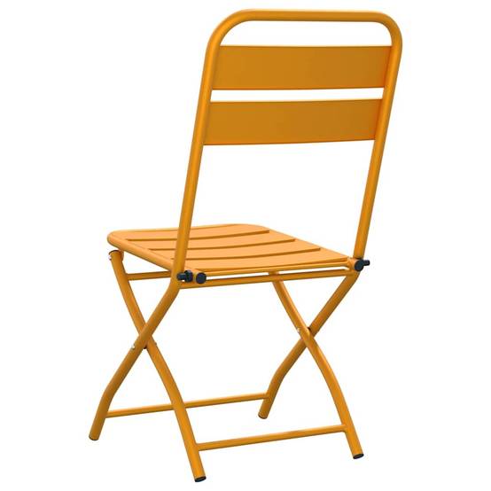 Chaise bois composite 2 places acier jaune 42 x 52 x 82 cm - Prolenta premium p399.0 - Image 7
