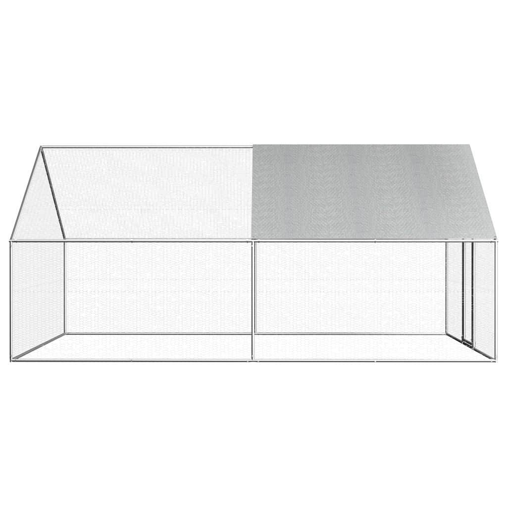 Poulailler d'extérieur - Cage jardin 2,75 x 4 x 1,92 m Acier galvanisé MP664 - Image 3
