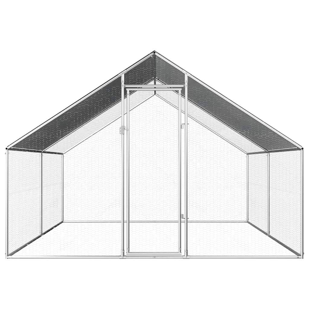 Poulailler d'extérieur - Cage jardin 2,75 x 4 x 1,92 m Acier galvanisé MP664 - Image 1