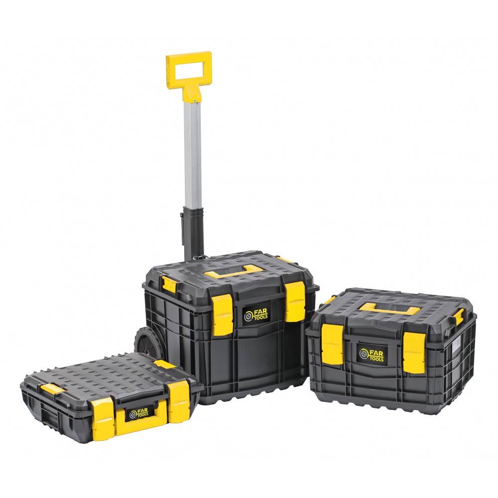 Lot de 3 caisses de transports empilables - FAR TOOLS - 615365 - Image 7