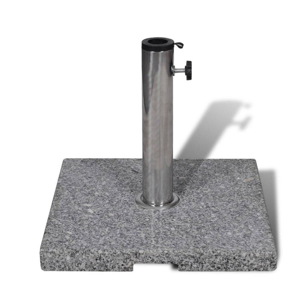 Helloshop26 - Pied de parasol 20 kg 3 adapteurs inclus 30 / 35 / 38 mm gris - Image 1