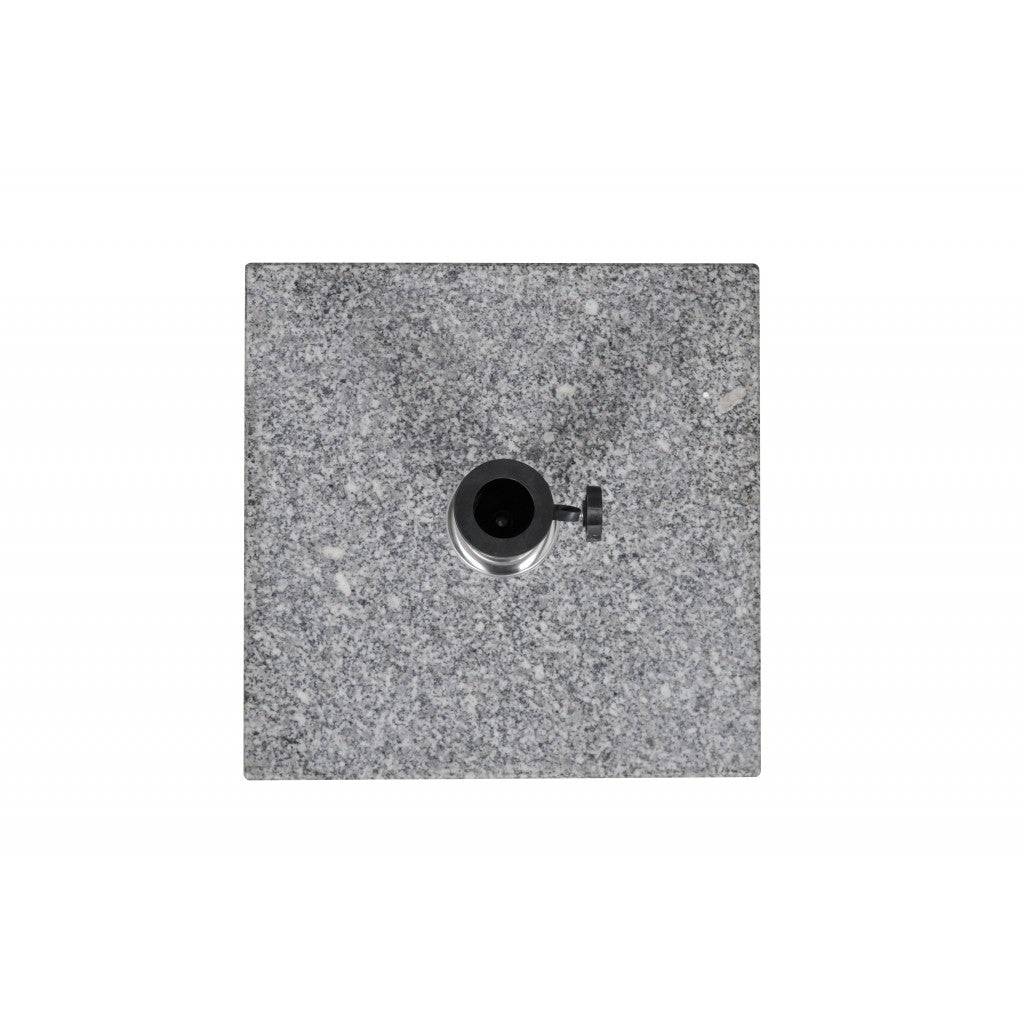 Helloshop26 - Pied de parasol 20 kg 3 adapteurs inclus 30 / 35 / 38 mm gris - Image 2
