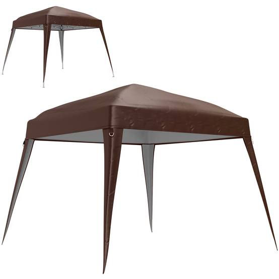Toit de remplacement 3x3 m café imperméable résistant aux intempéries, couverture simple pour kiosque pliant - Image 1