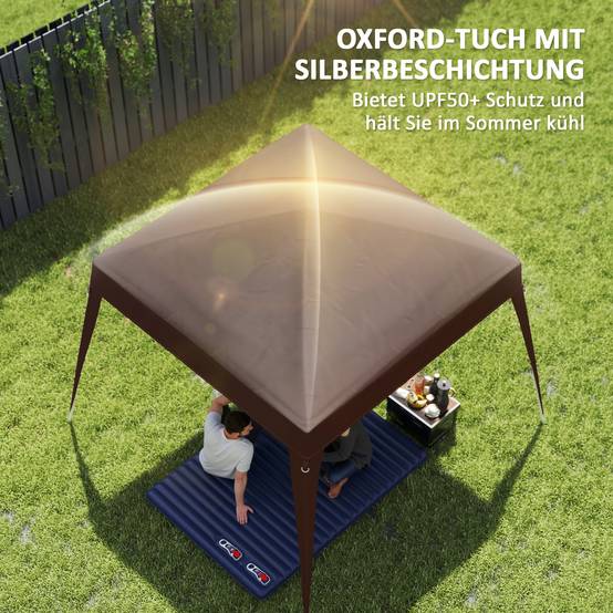 Toit de remplacement 3x3 m café imperméable résistant aux intempéries, couverture simple pour kiosque pliant - Image 4