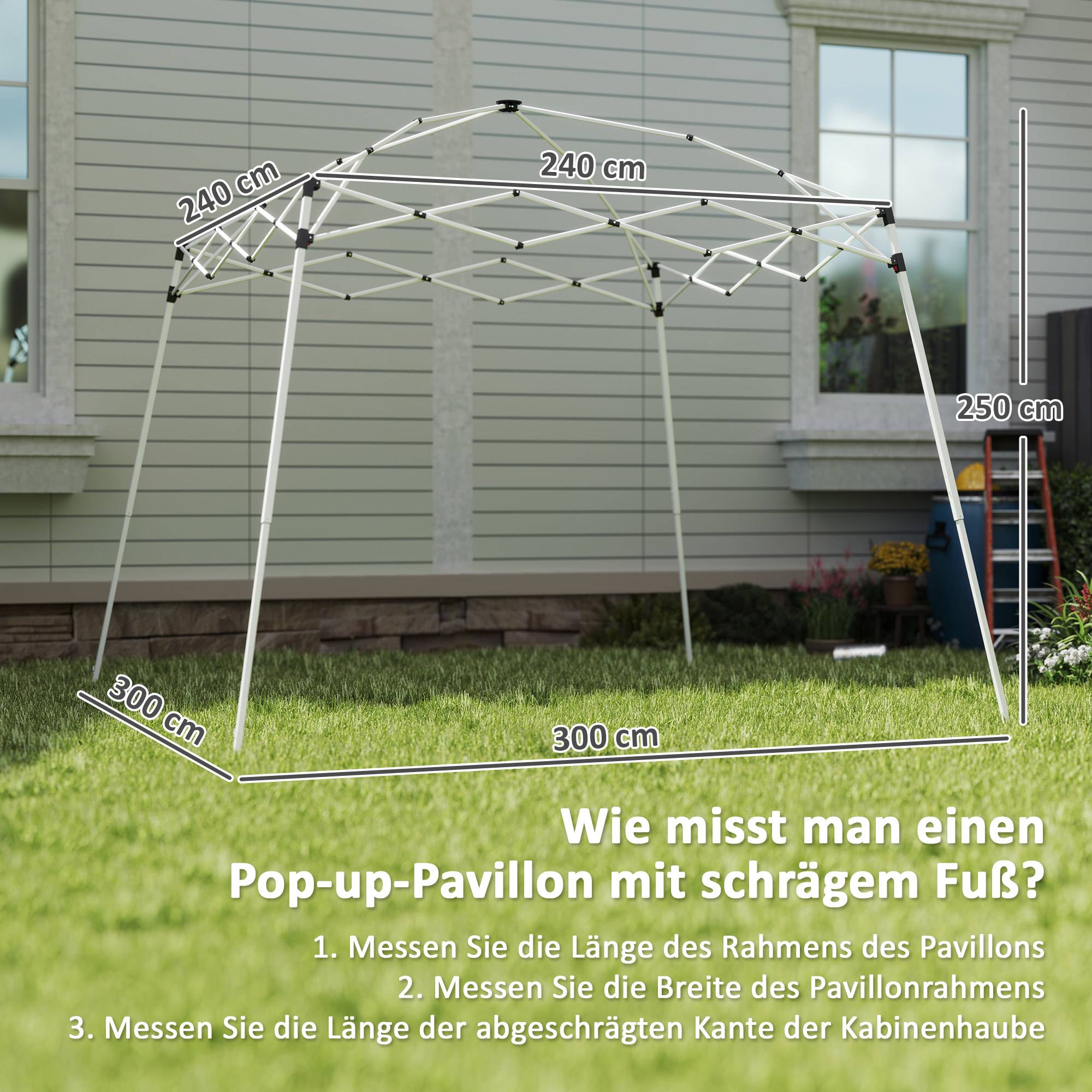 Toit de remplacement 3x3 m café imperméable résistant aux intempéries, couverture simple pour kiosque pliant - Image 3