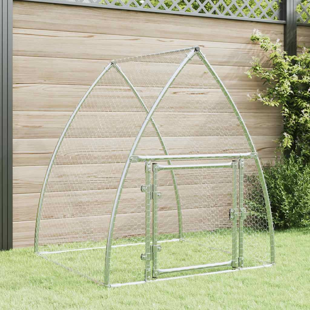 Vidaxl - Cage pour poules argenté 100x105x120 cm acier galvanisé vidaXL 172552 - Image 1
