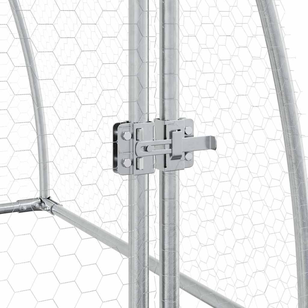 Vidaxl - Cage pour poules argenté 100x105x120 cm acier galvanisé vidaXL 172552 - Image 5