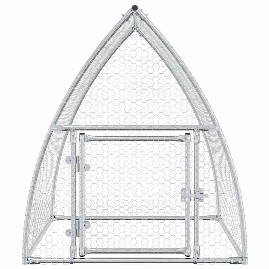 Vidaxl - Cage pour poules argenté 100x105x120 cm acier galvanisé vidaXL 172552 - Image 10