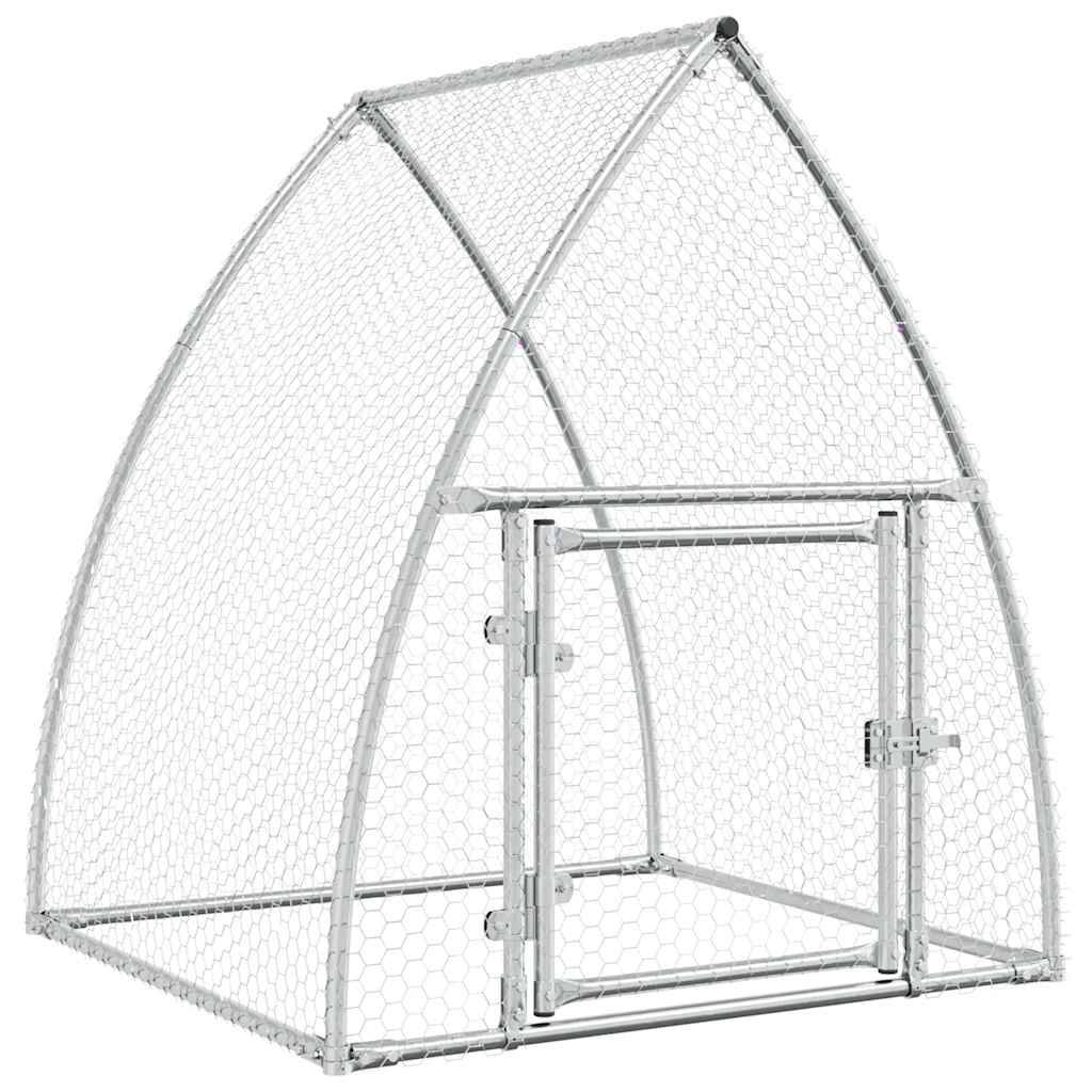 Vidaxl - Cage pour poules argenté 100x105x120 cm acier galvanisé vidaXL 172552 - Image 2