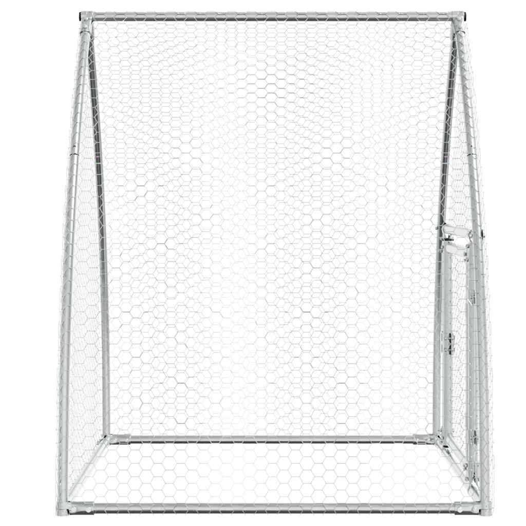 Vidaxl - Cage pour poules argenté 100x105x120 cm acier galvanisé vidaXL 172552 - Image 7